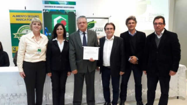 Ervateira Seleme recebe certificação do Selo de Conformidade Cidasc