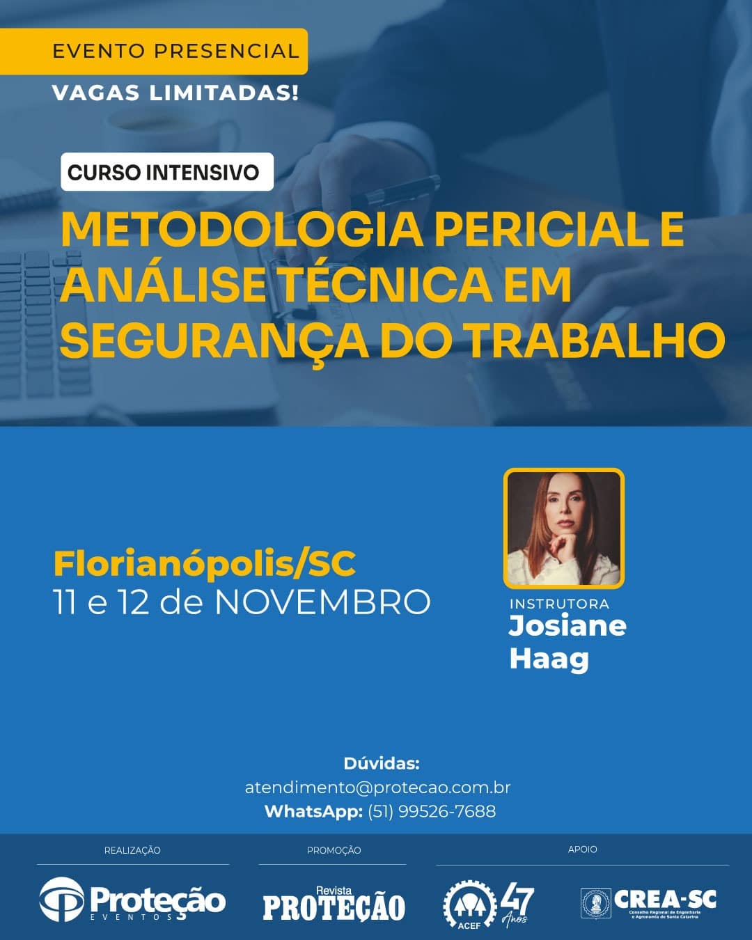 Curso Intensivo: Metodologia Pericial e Análise Técnica em Segurança do Trabalho