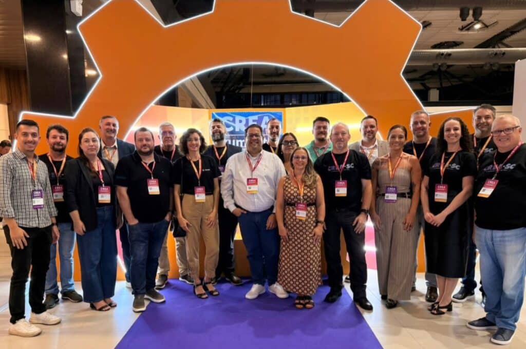 Representantes de todas as Associações de Engenheiros Florestais de Santa Catarina estiveram participando nos 3 dias do evento.