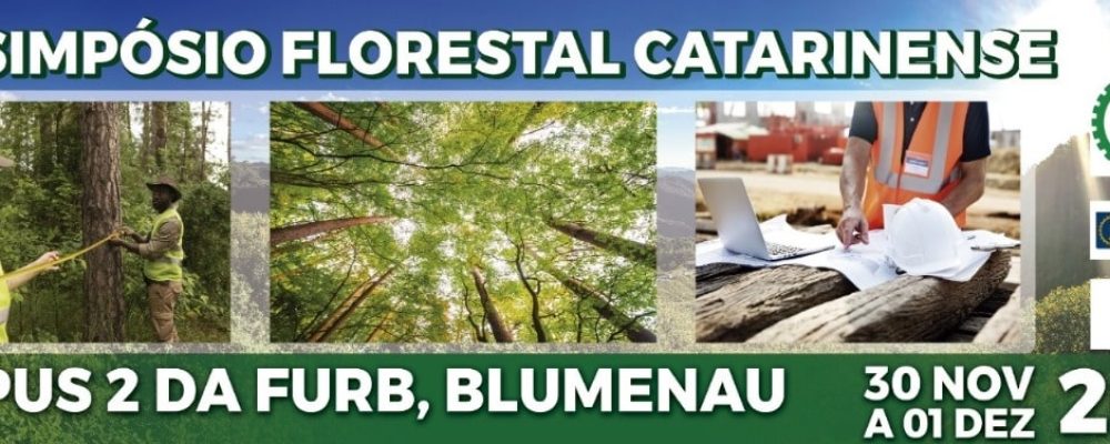 XVII Simpósio Florestal Catarinense acontece em Blumenau de 30/11 a 01/12/2023